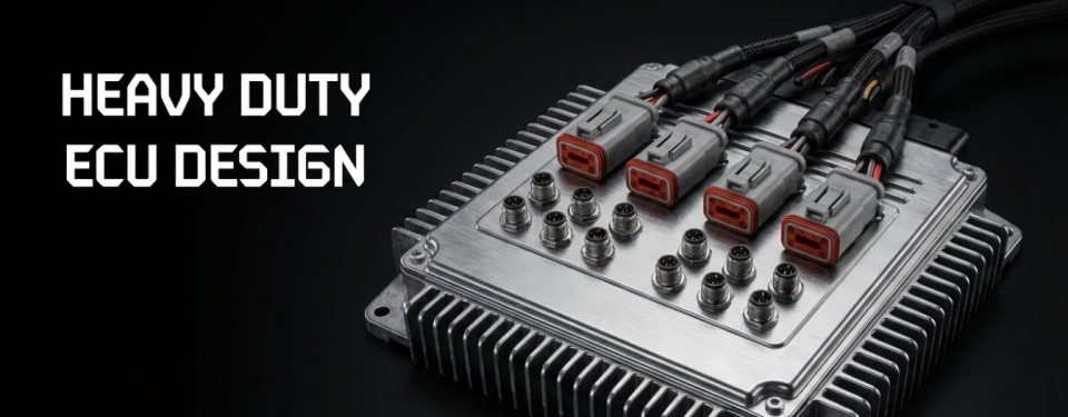 heavy_duty_ecu_design_die_cast_connectors